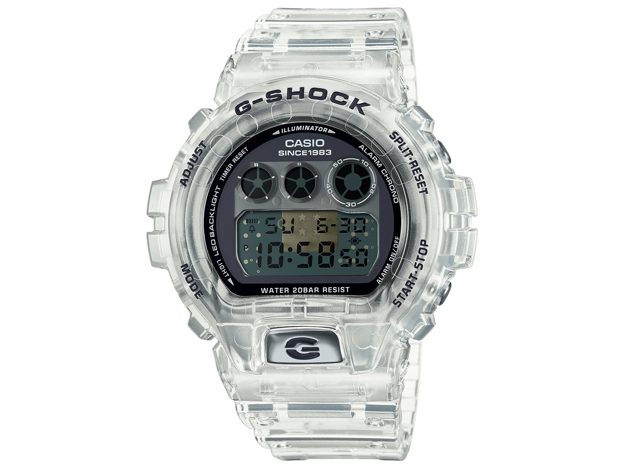 G-SHOCK 40th Anniversary CLEAR REMIX�V���[�Y ���胂�f�� DW-6940RX-7JR �̐��i�摜
