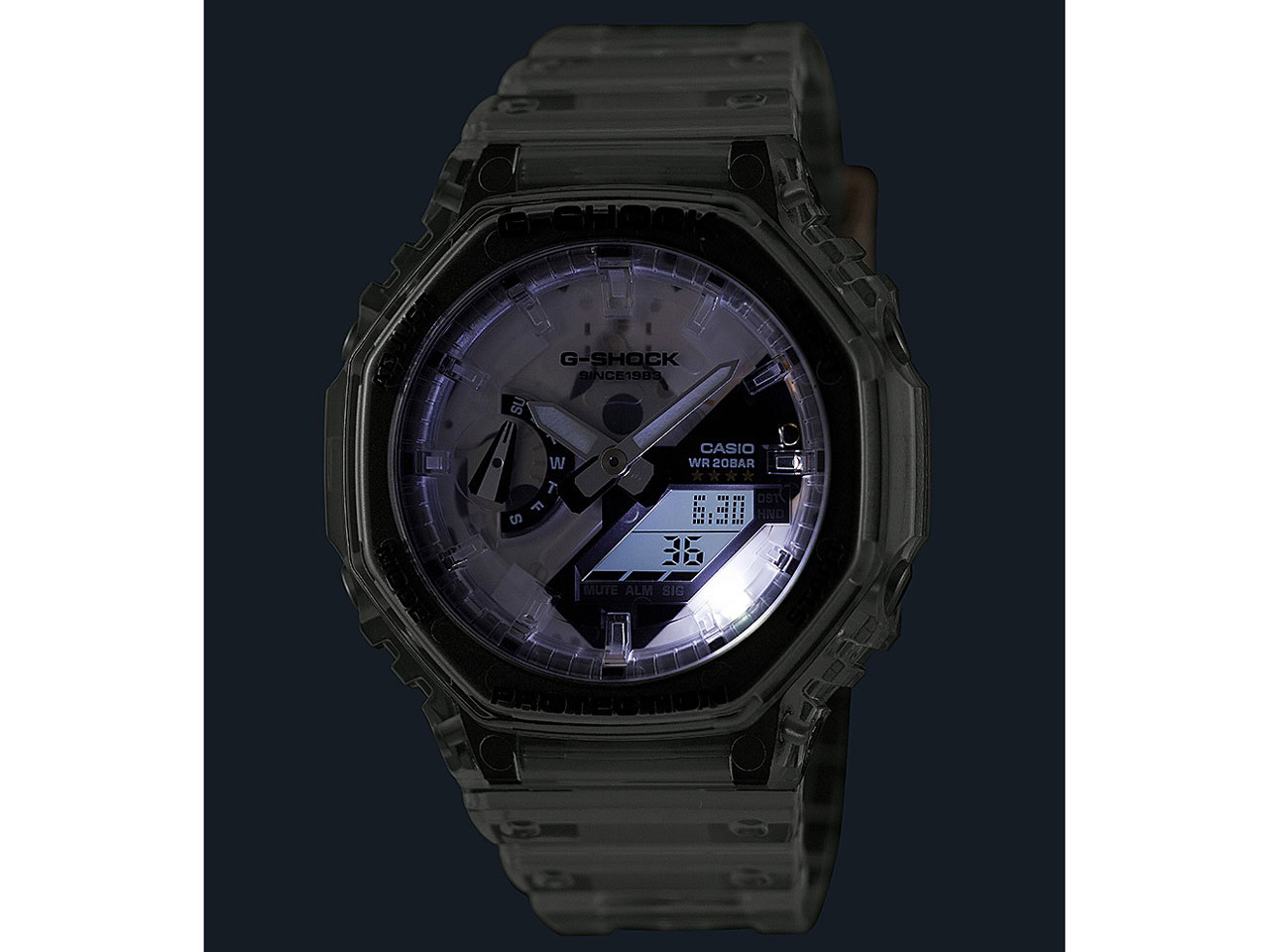 G-SHOCK 40th Anniversary CLEAR REMIX�V���[�Y ���胂�f�� GA-2140RX-7AJR
