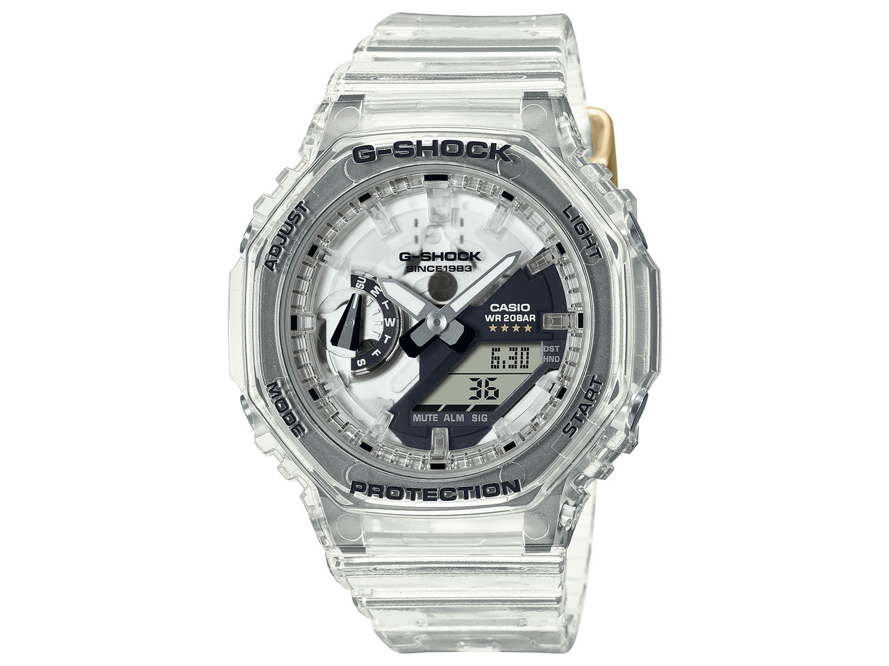 G-SHOCK 40th Anniversary CLEAR REMIX�V���[�Y ���胂�f�� GMA-S2140RX-7AJR �̐��i�摜