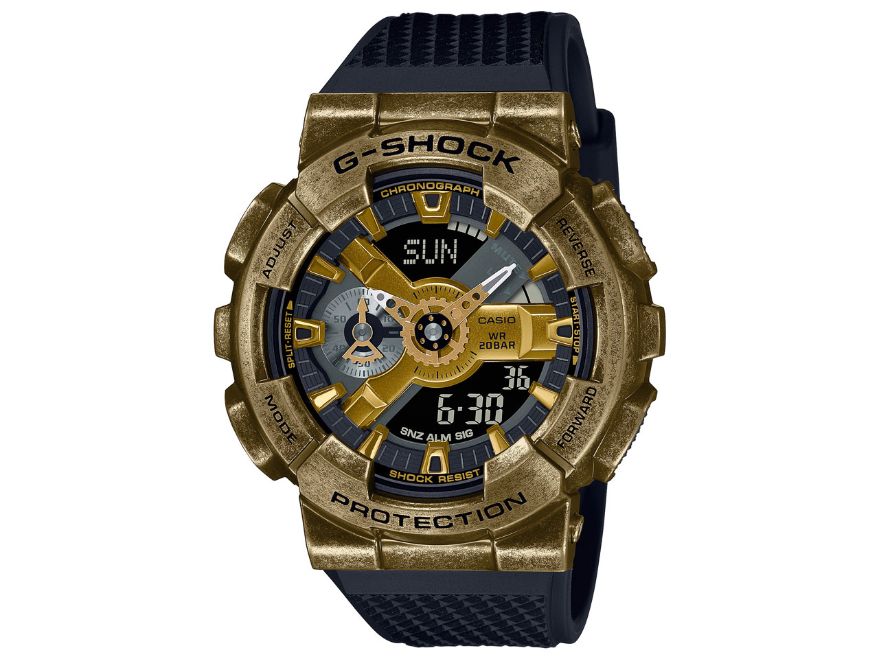G-SHOCK STEAMPUNK�V���[�Y GM-110VG-1A9JR �̐��i�摜