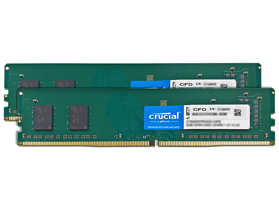 SODIMM DDR4 PC4-25600 16GB 2枚　クルーシャルチップ