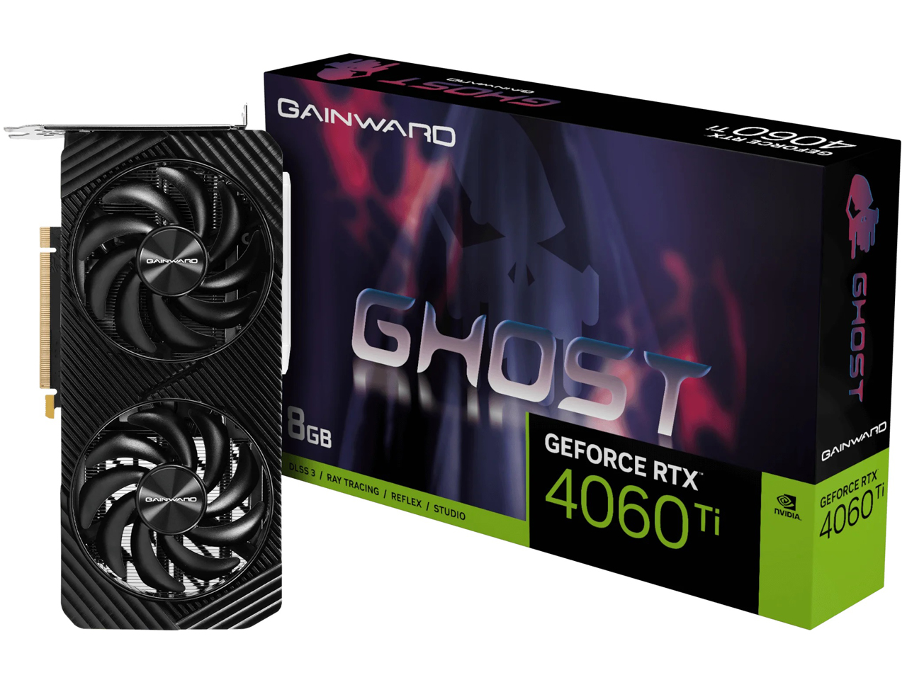 GeForce RTX 4060 Ti Ghost 8GB NE6406T019P1-1060B-G [PCIExp 8GB] �̐��i�摜