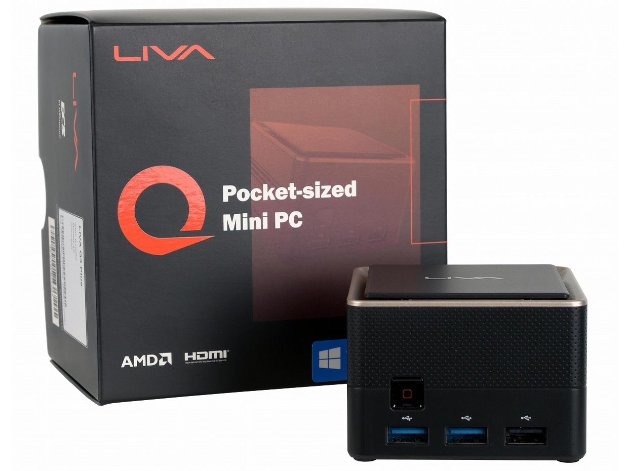 LIVA Q3 PLUS LIVAQ3P-4/64-W10Pro(R1505G)