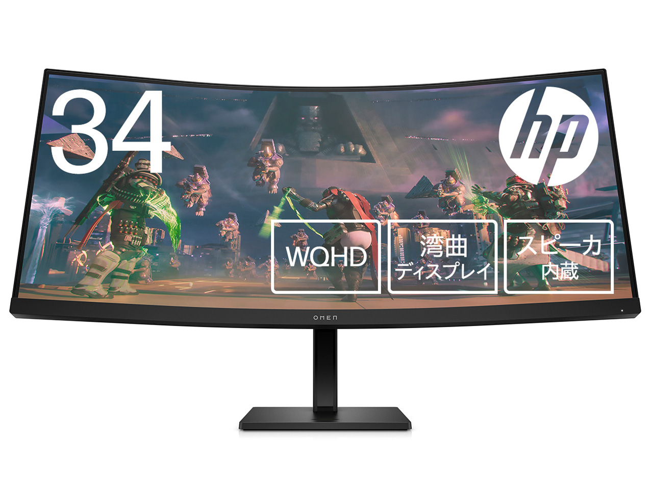 OMEN by HP 34c 165Hz WQHD �J�[�u�h �Q�[�~���O�f�B�X�v���C ���i.com���胂�f�� [34�C���` ��] �̐��i�摜