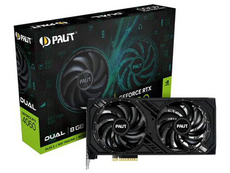 NE64060019P1-1070D (GeForce RTX 4060 Dual 8GB) [PCIExp 8GB] �h�X�p�����胂�f�� �̐��i�摜