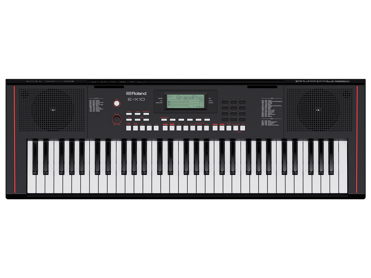 Arranger Keyboard E-X10 �̐��i�摜
