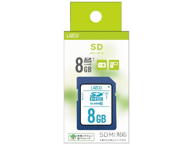 Lazos L-B8SDH10-U1 [8GB] �̐��i�摜