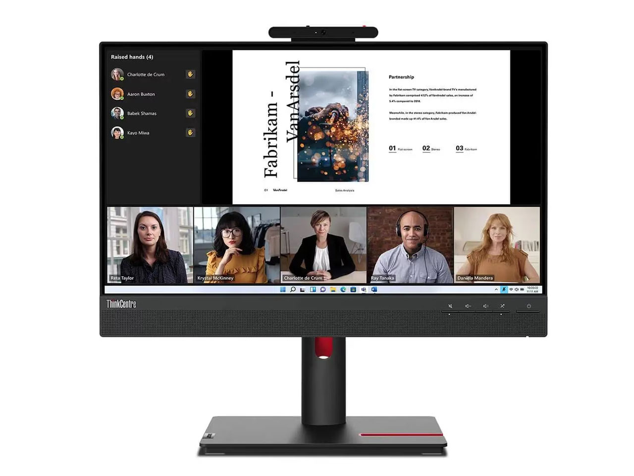 ThinkCentre Tiny-in-One 22 Gen5 12N8GAR1JP [21.5�C���`] �̐��i�摜