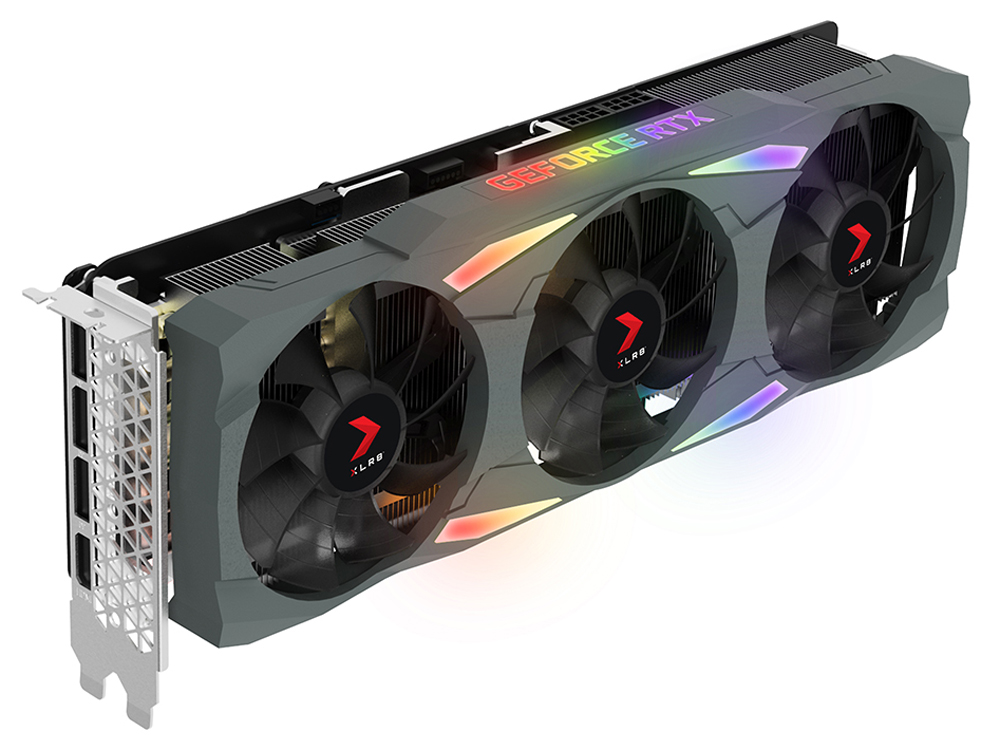 GeForce RTX 3070 Ti 8GB XLR8 �Q�[�~���O UPRISING EPIC-X RGB �g���v���t�@�� VCG3070T8TFXMPB [PCIExp 8GB]
