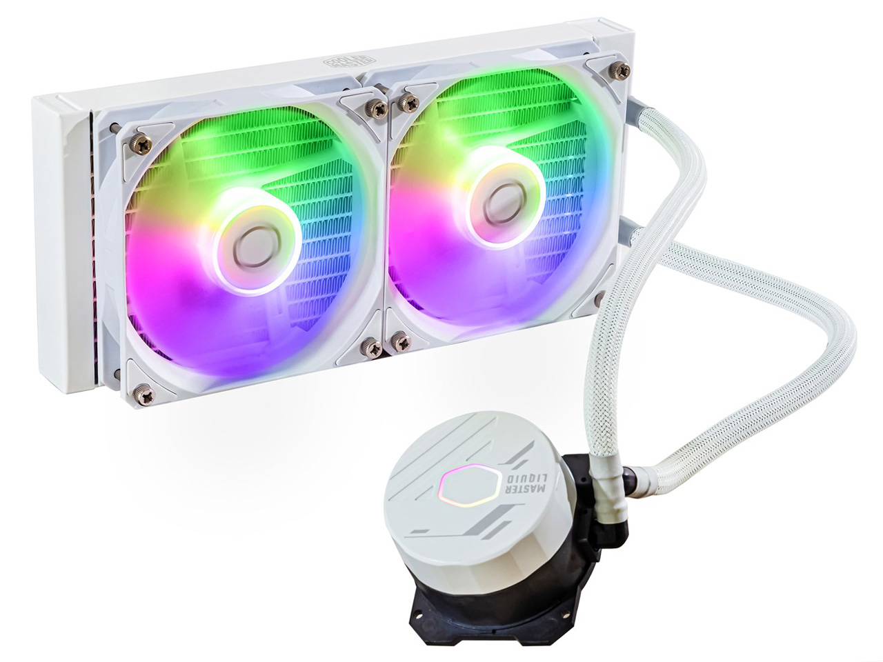 MasterLiquid 240L Core ARGB White MLW-D24M-A18PZ-RW [zCg] ̐i摜