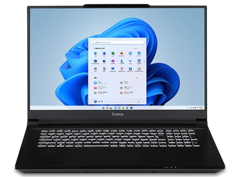 SENSE-17WG181-i7-VLZXD Core i7 13700HX/64GB������/500GB NVMe M.2 SSD+1TB NVMe M.2 SSD/RTX 4080/17�C���` WQHD �̐��i�摜