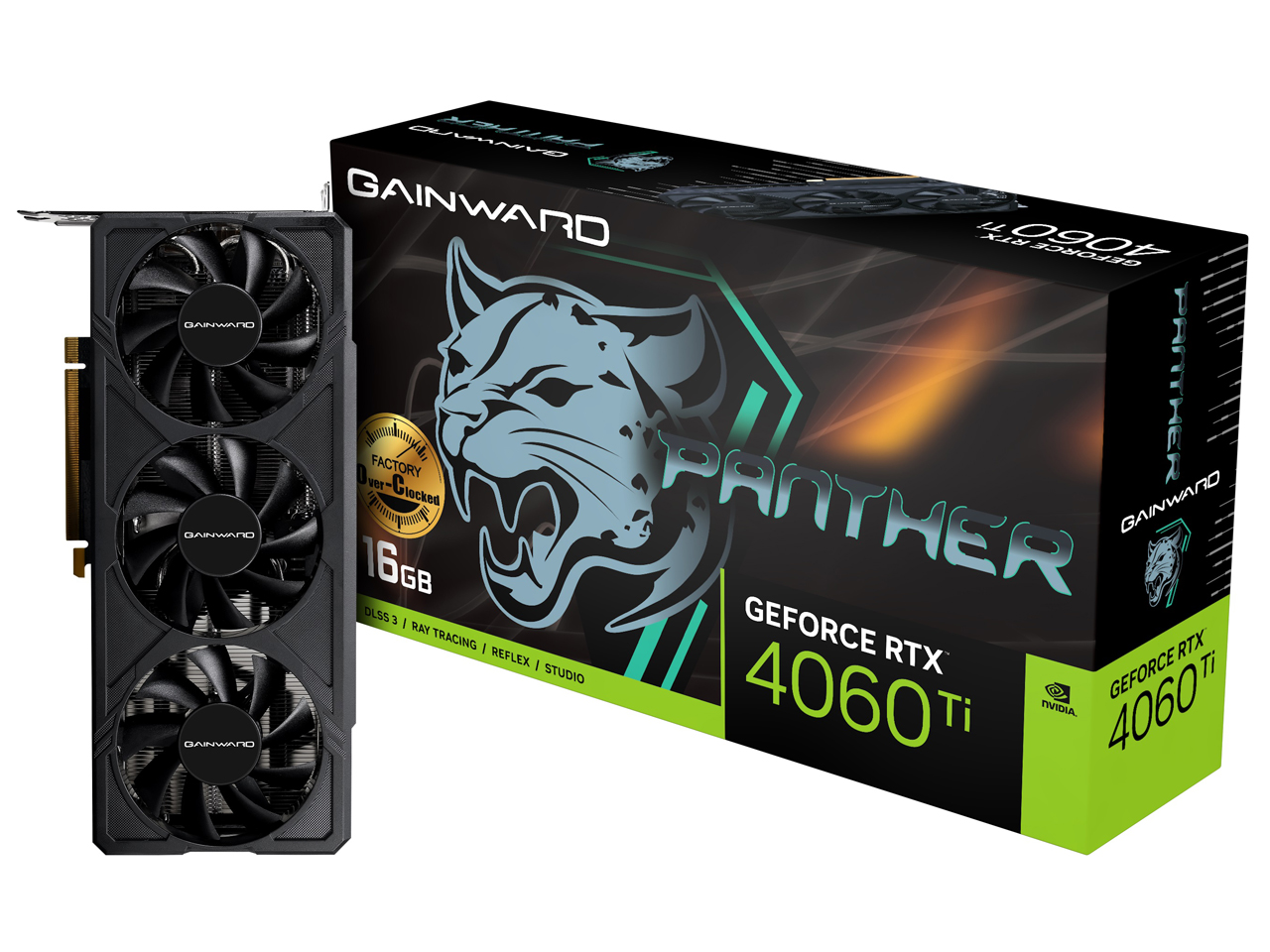 GeForce RTX 4060 Ti Panther OC 16GB NE6406TU19T1-1061Z-G [PCIExp 16GB] �̐��i�摜