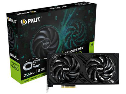 NE64060T19P1-1070D (GeForce RTX 4060 Dual OC 8GB) [PCIExp 8GB] �h�X�p�����胂�f�� �̐��i�摜
