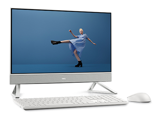 Inspiron 24 �I�[���C������ Core i7 1355U�E16GB�������E1TB SSD�E�^�b�`�p�l�����ځE�g���C�A���O���X�^���h���f�� [�p�[���z���C�g] �̐��i�摜
