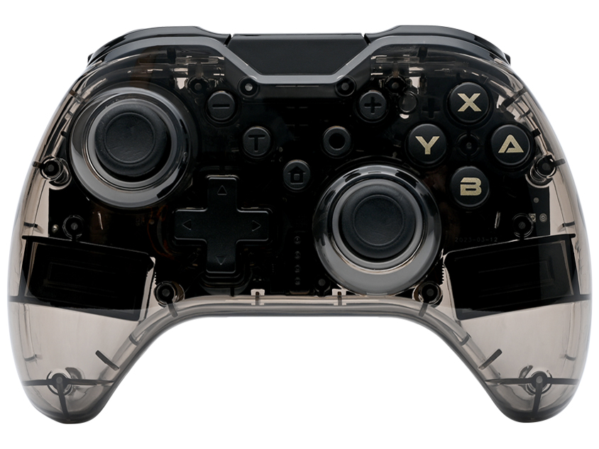 Switch�p ���C�����X�l�I���R���g���[���[ M+ SASP-0687 [�N���A�u���b�N] �̐��i�摜