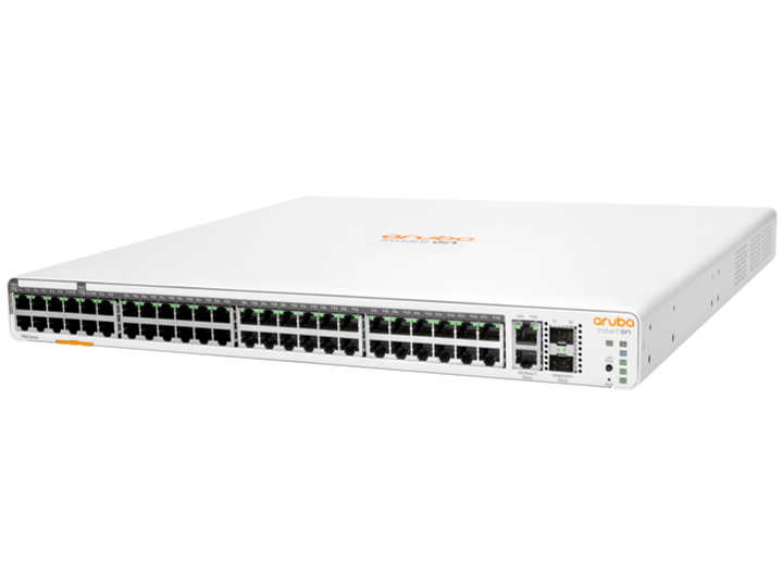 Aruba Instant On 1960 48G 40p Class4 8p Class6 PoE 2XGT 2SFP+ 600W Switch JL809A#ACF �̐��i�摜