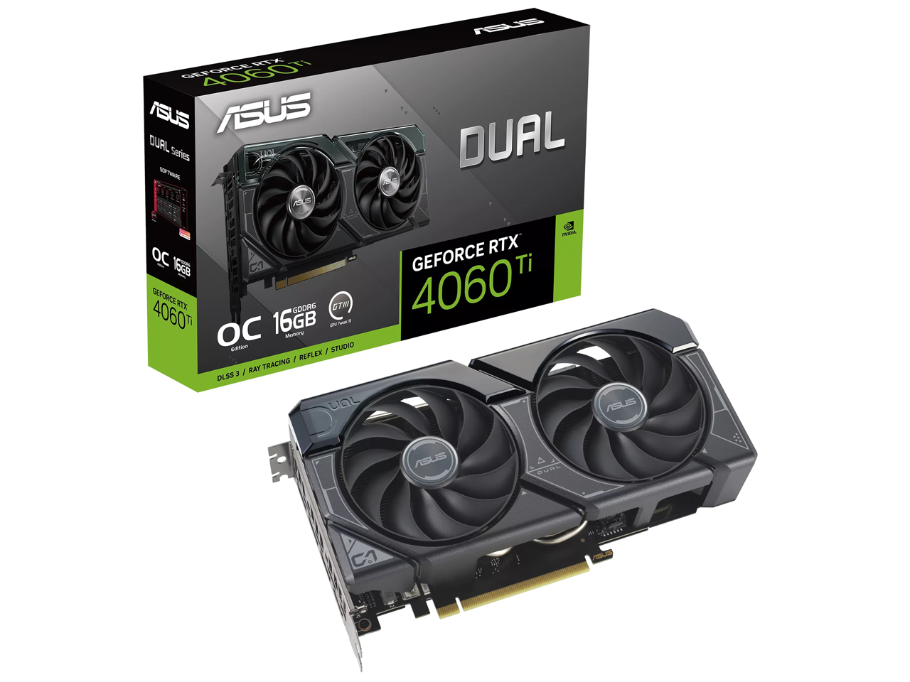 DUAL-RTX4060TI-O16G [PCIExp 16GB] �̐��i�摜