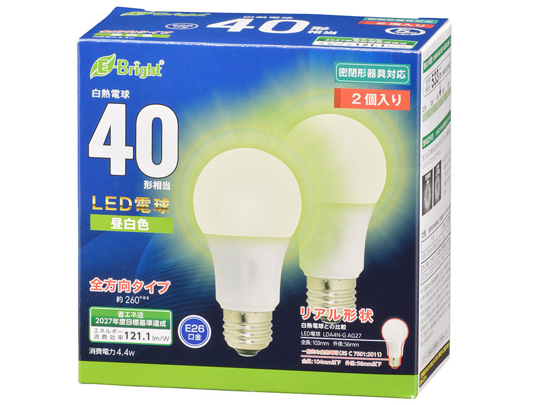 E-Bright LDA4N-G AG27 2P [�����F] �̐��i�摜