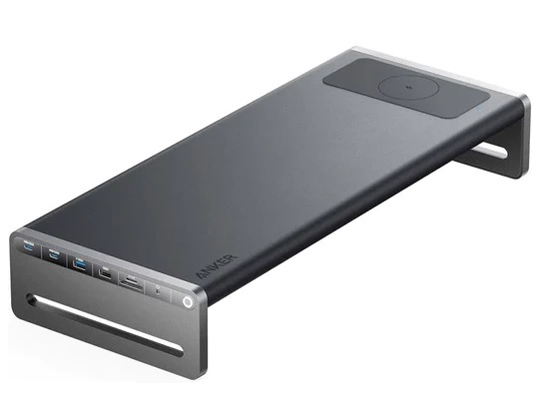 675 USB-C �h�b�L���O�X�e�[�V���� (12-in-1 Monitor Stand Wireless) A83775Z1 [�_�[�N�O���[] �̐��i�摜