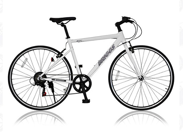 クロスバイク ホワイト/パープル 比較的美品 自転車】クロスバイク XB1 エックスビーワン 700C 390mm 外装24