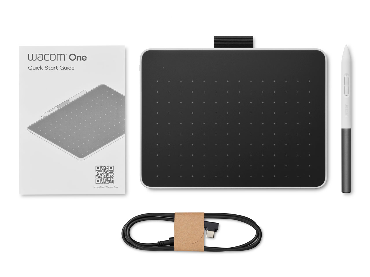 Wacom One �y���^�u���b�g small CTC4110WLW0D [�z���C�g]