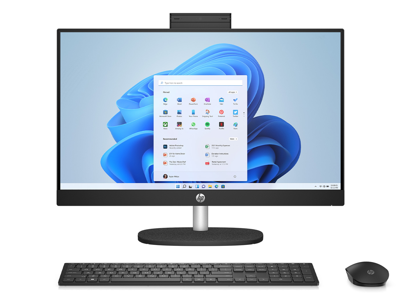 HP All-in-One 24-cr0001jp �G�������^�����f�� [�W�F�b�g�u���b�N] �̐��i�摜