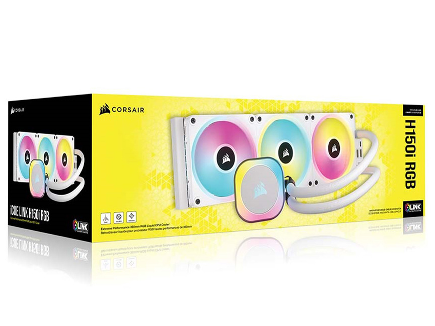 iCUE LINK H150i RGB WHITE CW-9061006-WW [�z���C�g]