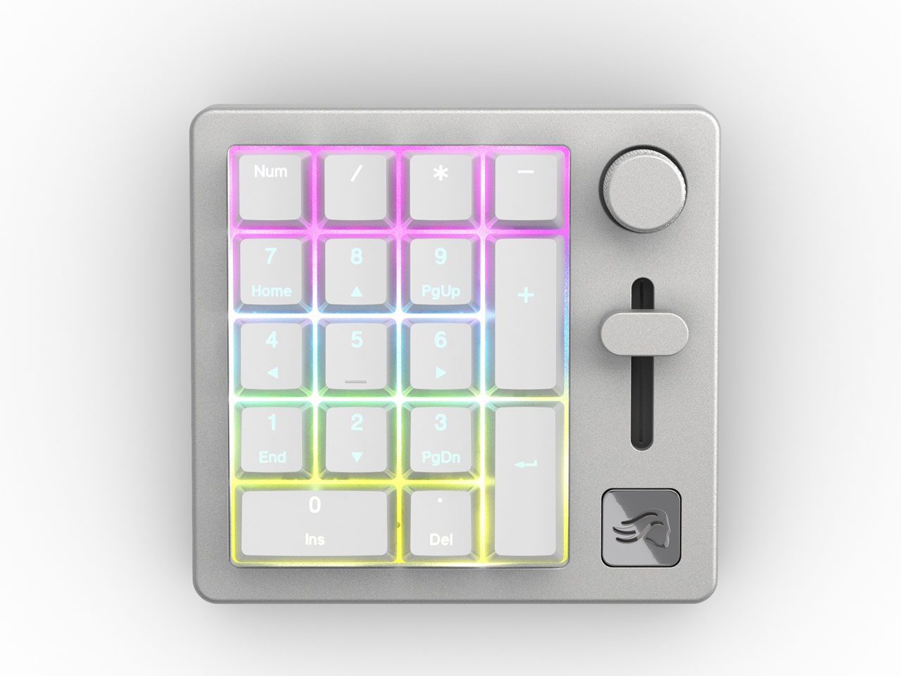 Glorious Numpad Prebuilt GLO-GMMK-NP-FOX-W [White Ice] �̐��i�摜