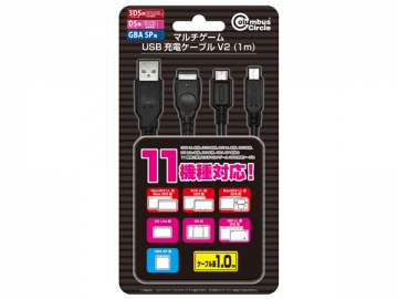 �}���`�Q�[��USB�[�d�P�[�u�� V2(�e�@��p) CC-MLM2S-BK [1m] �̐��i�摜