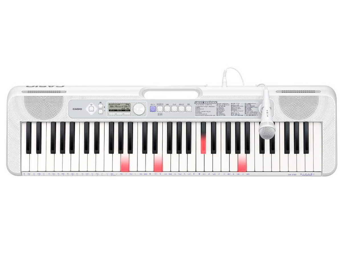 Casiotone ���i�r�Q�[�V�����L�[�{�[�h LK-330 [�z���C�g] �̐��i�摜