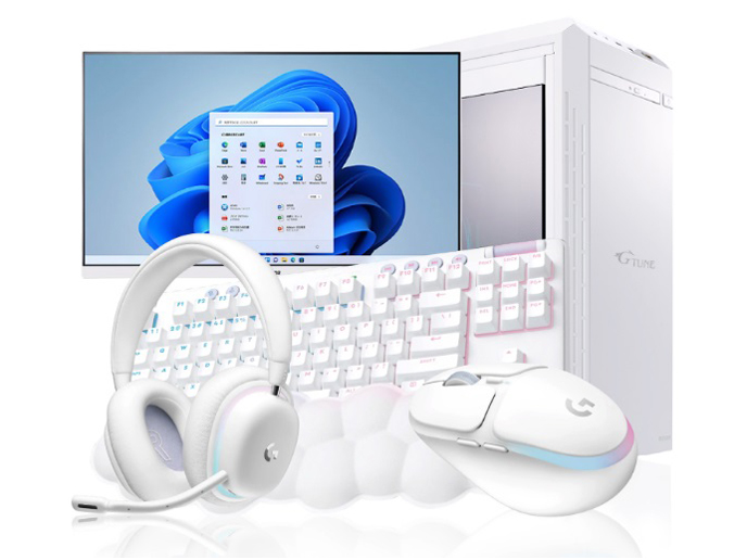 G-Tune DG-I7G70(�I�[�����R���N�V�����Z�b�g) Core i7 13700F/RTX 4070/32GB������/500GB NVMe Gen4 SSD���ڃ��f�� #DGI7G70W7ACCW101DECAL �̐��i�摜