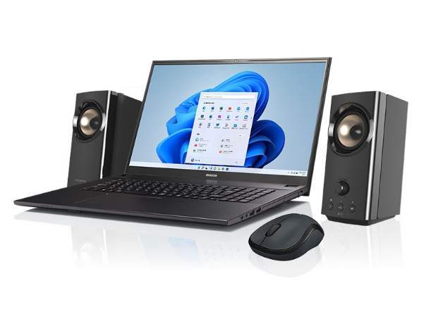 mouse F7-I3U01BK-A(�G���^�������Z�b�g) Core i3 1115G4/16GB������/256GB SATA SSD/17.3�^�t��HD�t�����ڃ��f�� #F7I3U01BKAAAW102DECAL �̐��i�摜