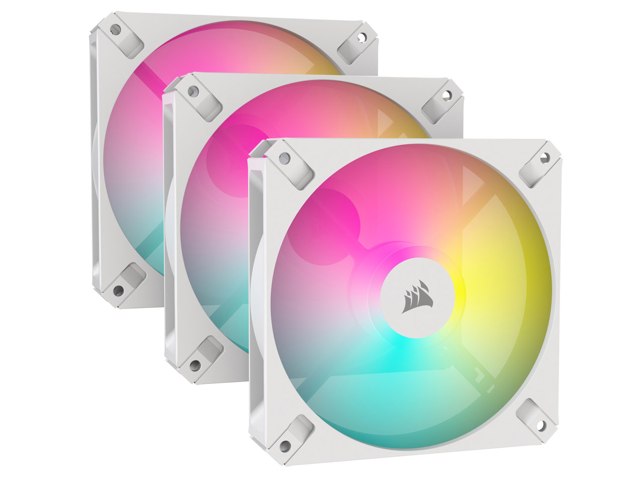 iCUE AR120 RGB WHITE Triple Fan Kit CO-9050169-WW [�z���C�g] �̐��i�摜