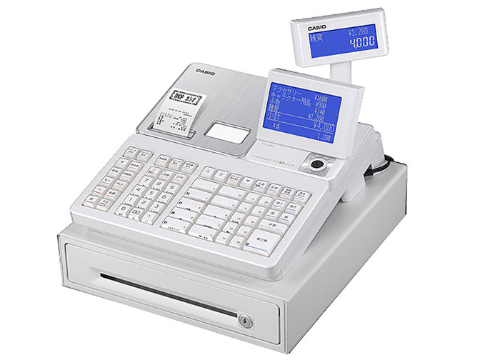 中古品　カシオ　レジスター　SR-S4000-20S カシオ SR-S4000-EX-20SWE [ホワイト] 価格比較 - 価格.com