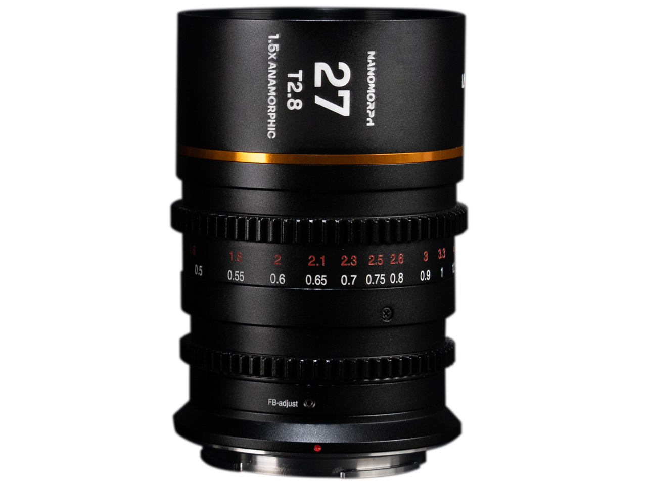 LAOWA Nanomorph 27mm T2.8 1.5x Cine Amber [�}�C�N���t�H�[�T�[�Y�p] �̐��i�摜