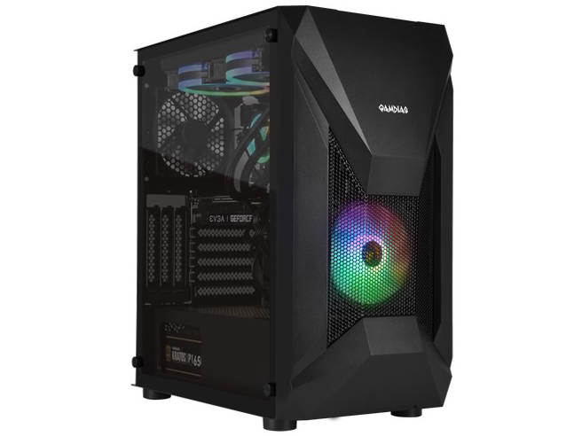 Barikata-424517 Ryzen 7 5700G/16GB������/1TB M.2 NVMe Gen4 SSD���ڃ��f�� [Black] �̐��i�摜