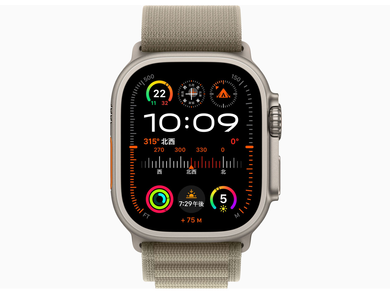 Apple Watch Ultra 2 GPS+Cellular���f�� 49mm MREX3J/A [�I���[�u�A���p�C�����[�v S]