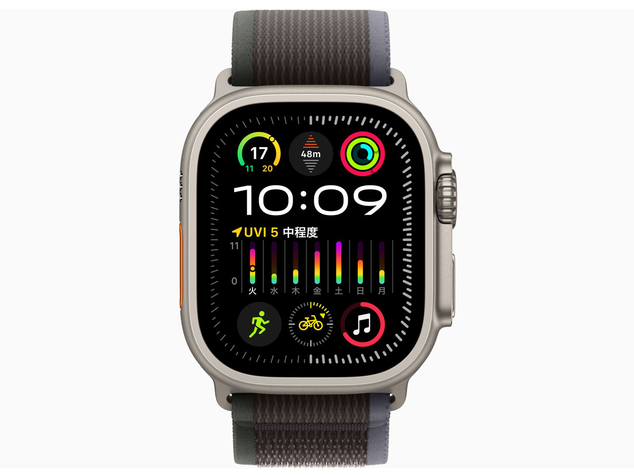 Apple Watch Ultra 2 GPS+Cellular���f�� 49mm MRF63J/A [�u���[/�u���b�N�g���C�����[�v M/L]