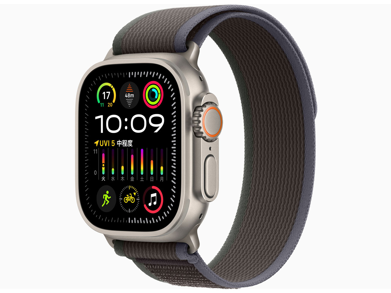 Apple Watch - Apple Watch ultra オレンジアルパインループ Amazon.com: Apple Watch Ultra [GPS + Cellular 49mm] Titanium