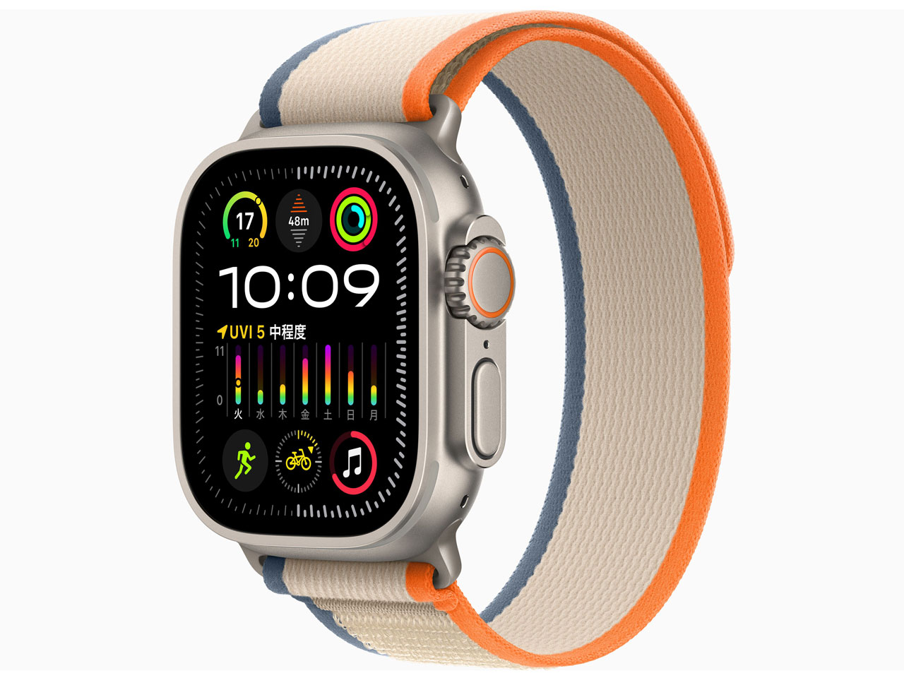 【Mサイズ】Apple純正 アルパインループ ブルー (新品未開封) Apple Apple Watch Ultra 2 GPS+Cellularモデル 49mm MREK3J/A