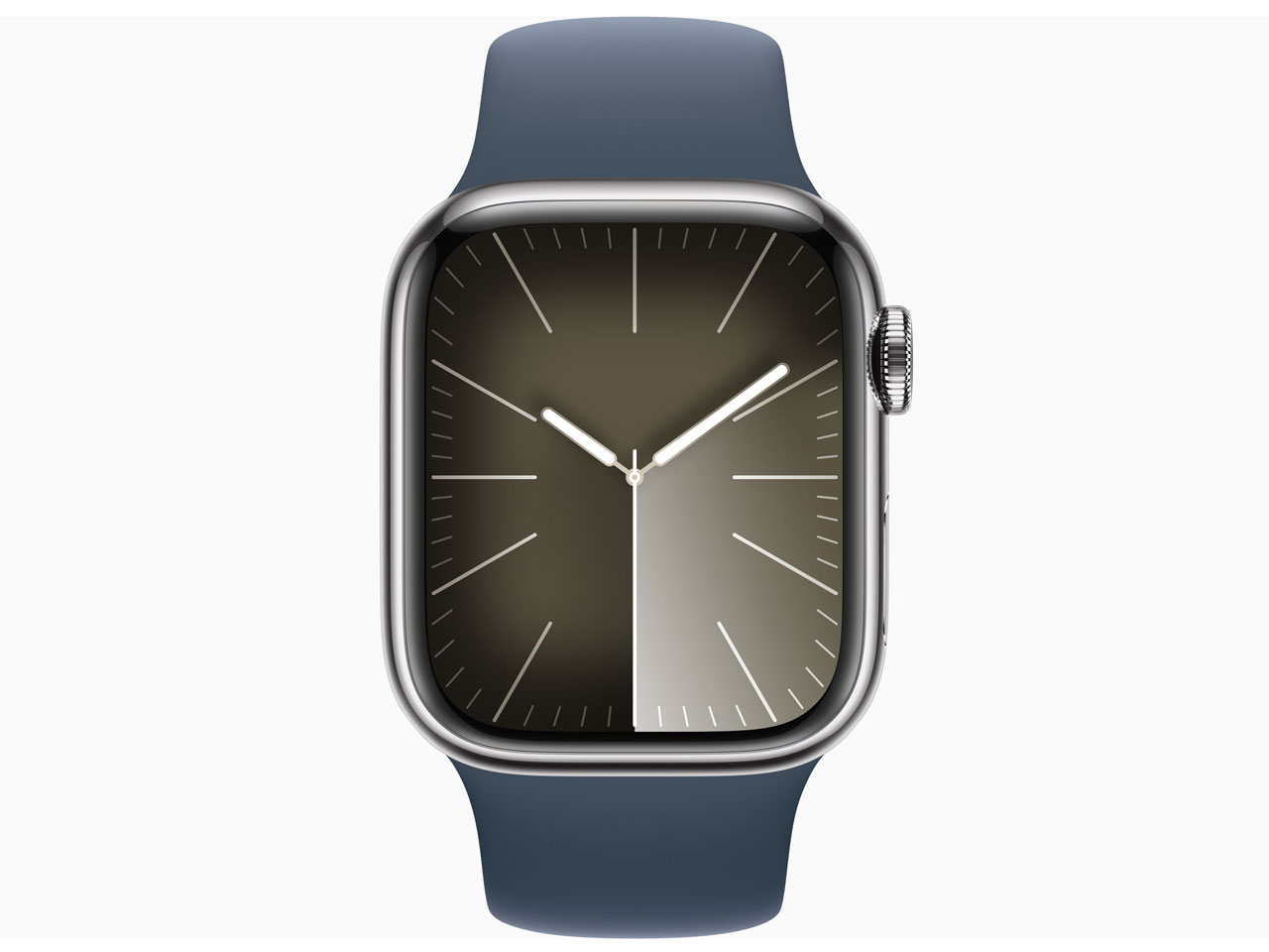 Apple Watch Series 9 GPS+Cellular���f�� 41mm MRJ23J/A [�V���o�[�X�e�����X�X�`�[���P�[�X/�X�g�[���u���[�X�|�[�c�o���h S/M]