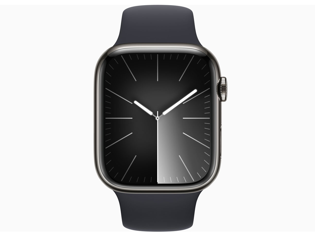 Apple Watch Series 9 GPS+Cellular���f�� 45mm MRMV3J/A [�O���t�@�C�g�X�e�����X�X�`�[���P�[�X/�~�b�h�i�C�g�X�|�[�c�o���h S/M]