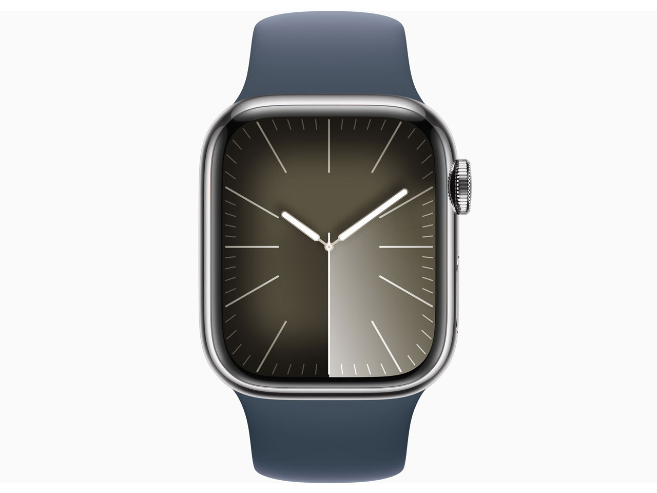 Apple Watch Series 9 GPS+Cellular���f�� 41mm MRJ33J/A [�V���o�[�X�e�����X�X�`�[���P�[�X/�X�g�[���u���[�X�|�[�c�o���h M/L]