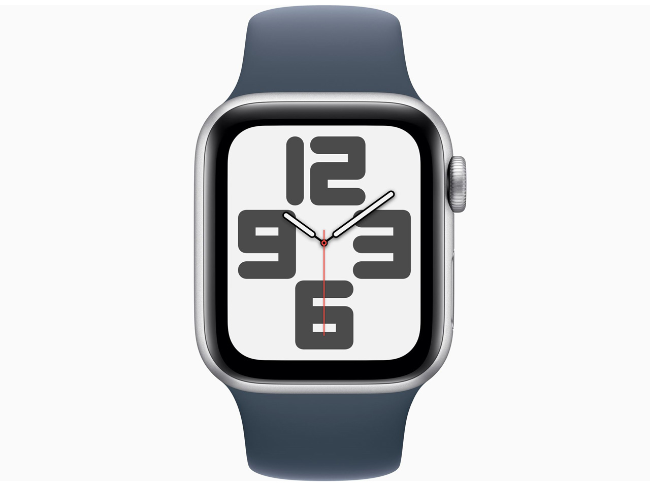 Apple Watch SE ��2���� GPS���f�� 40mm MRE23J/A [�V���o�[/�X�g�[���u���[�X�|�[�c�o���h M/L]