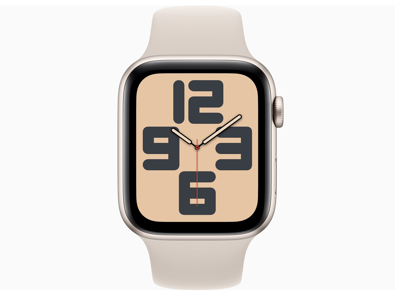 Apple Watch SE ��2���� GPS���f�� 44mm MRE43J/A [�X�^�[���C�g�X�|�[�c�o���h S/M]