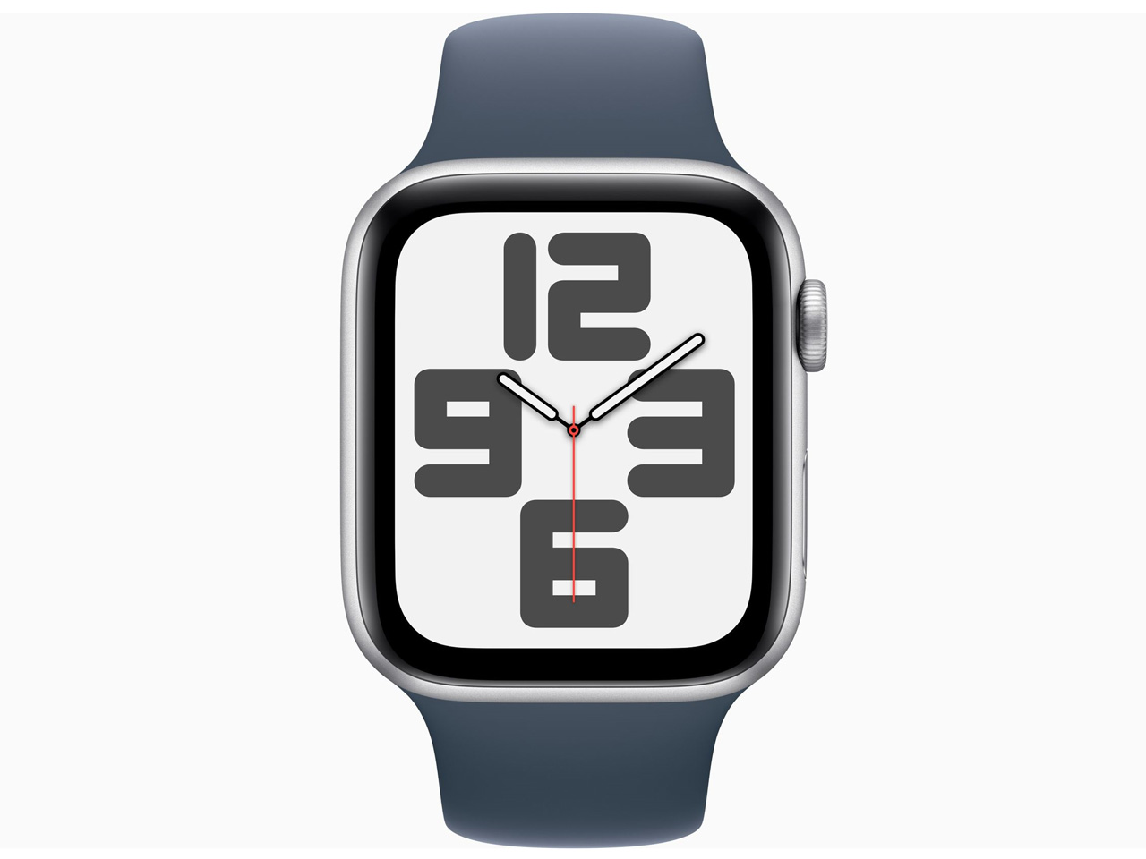 �w�{�� ���ʁx Apple Watch SE ��2���� GPS���f�� 44mm MREE3J/A [�V���o�[/�X�g�[���u���[�X�|�[�c�o���h M/L] �̐��i�摜