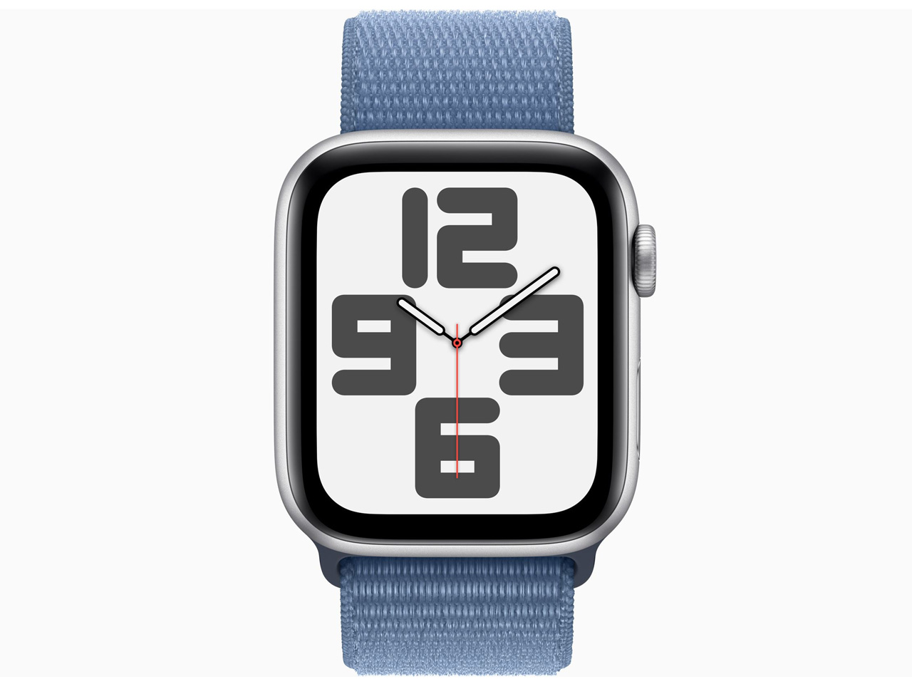 Apple Watch SE ��2���� GPS���f�� 44mm MREF3J/A [�V���o�[/�E�C���^�[�u���[�X�|�[�c���[�v]