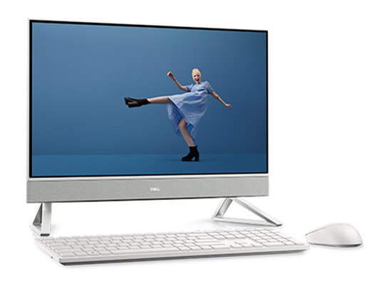 Inspiron 24 �I�[���C������ Core i5 1335U�E16GB�������E1TB SSD���ځEOffice Home&Business 2021�t�E�g���C�A���O���X�^���h���f�� [�p�[���z���C�g] �̐��i�摜