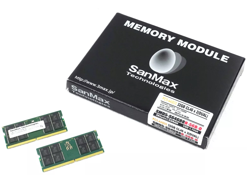 SMD5-S64G88H-56B-D [SODIMM DDR5 PC5-44800 32GB 2���g] �̐��i�摜