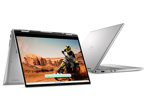 Inspiron 14 2-in-1 Ryzen 7 7730U�E16GB�������E512GB SSD���ځEOffice Personal 2021�t���f�� [�v���`�i�V���o�[] �̐��i�摜